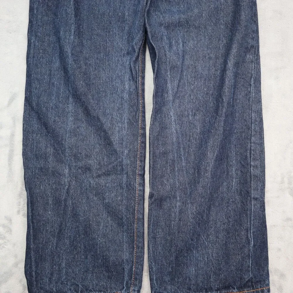 Sean John Jeans Youth 12 24x26 Boys Blue Denim Long Pants Dark Wash Baggy